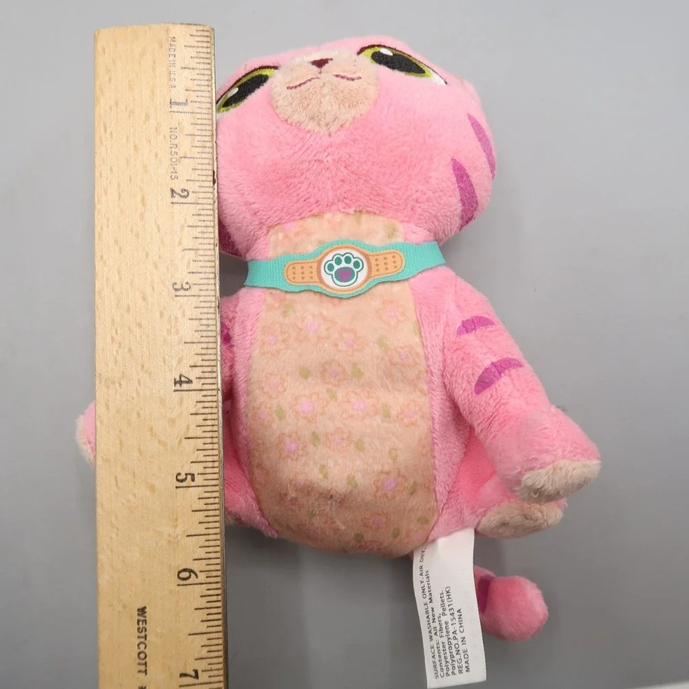 Disney Doc McStuffins Animal Plush Toy Olive Dog Puppy & Whispers Pink Cat lot